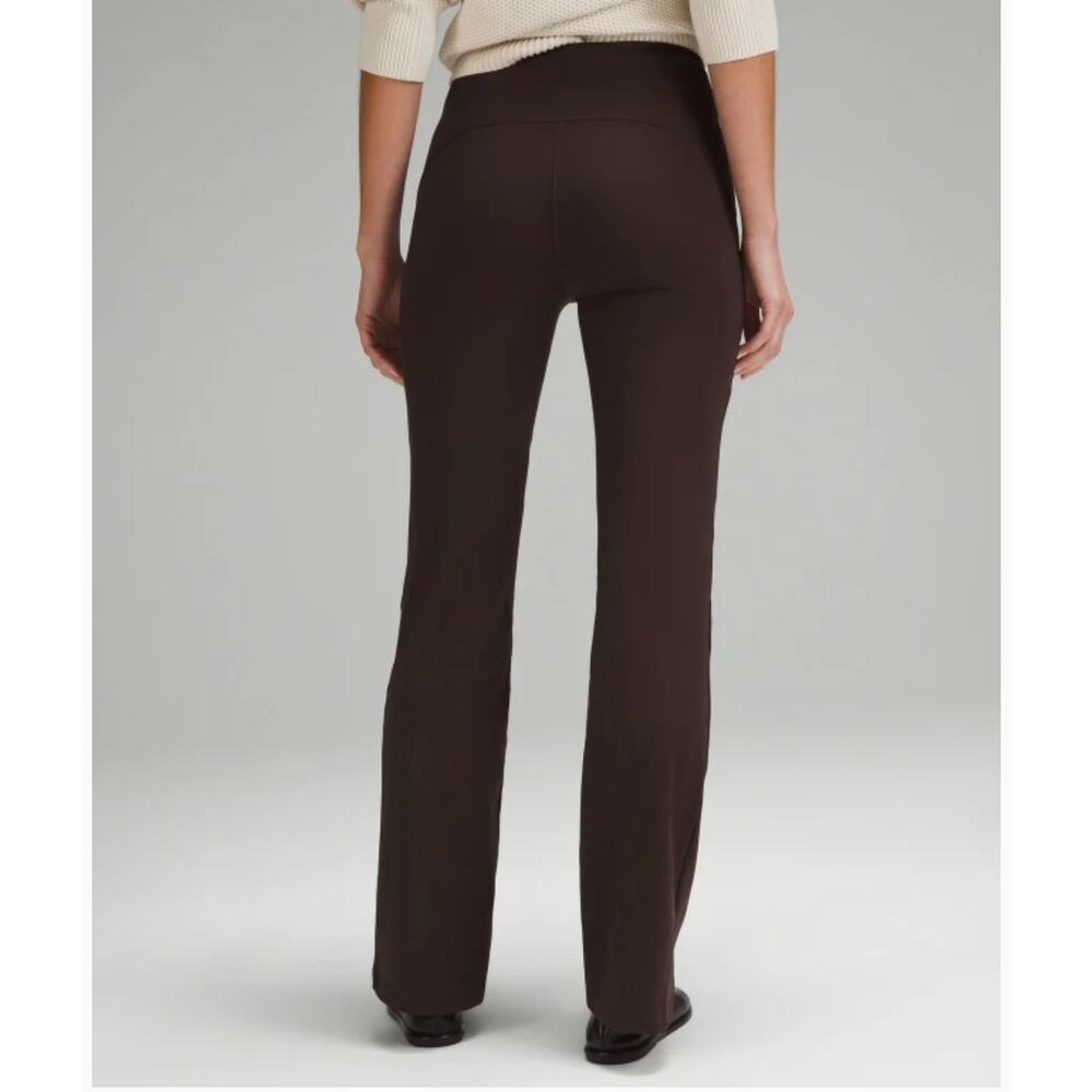 Lululemon Smooth Fit Pull-On High-Rise Pant Espresso Sz 6 Cozy chic Luxury - Picture 2 of 8